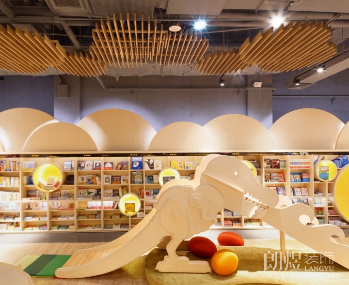 創意書店裝修-兒童游玩效果圖