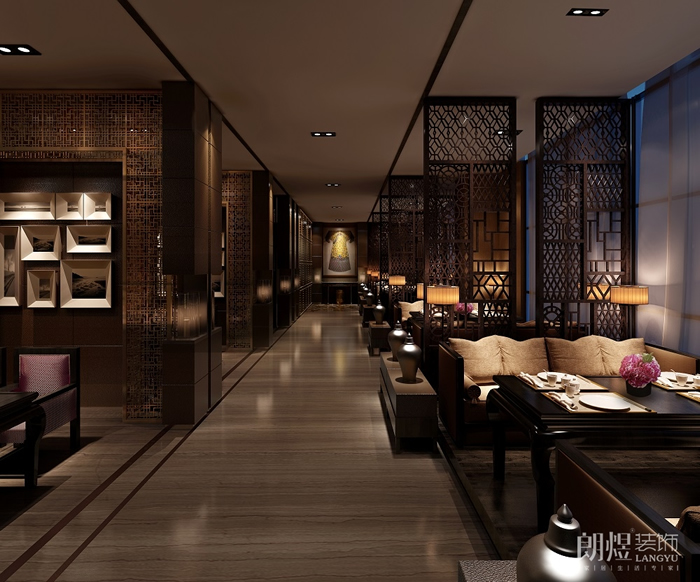 中式養生會所裝修效果圖