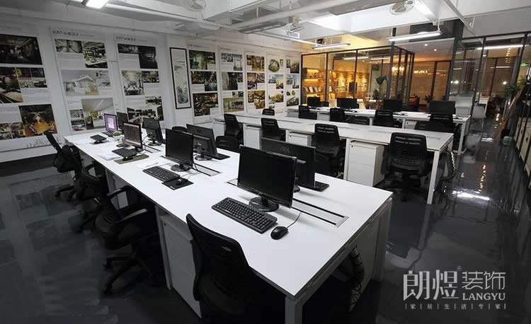 辦公區背景墻設計