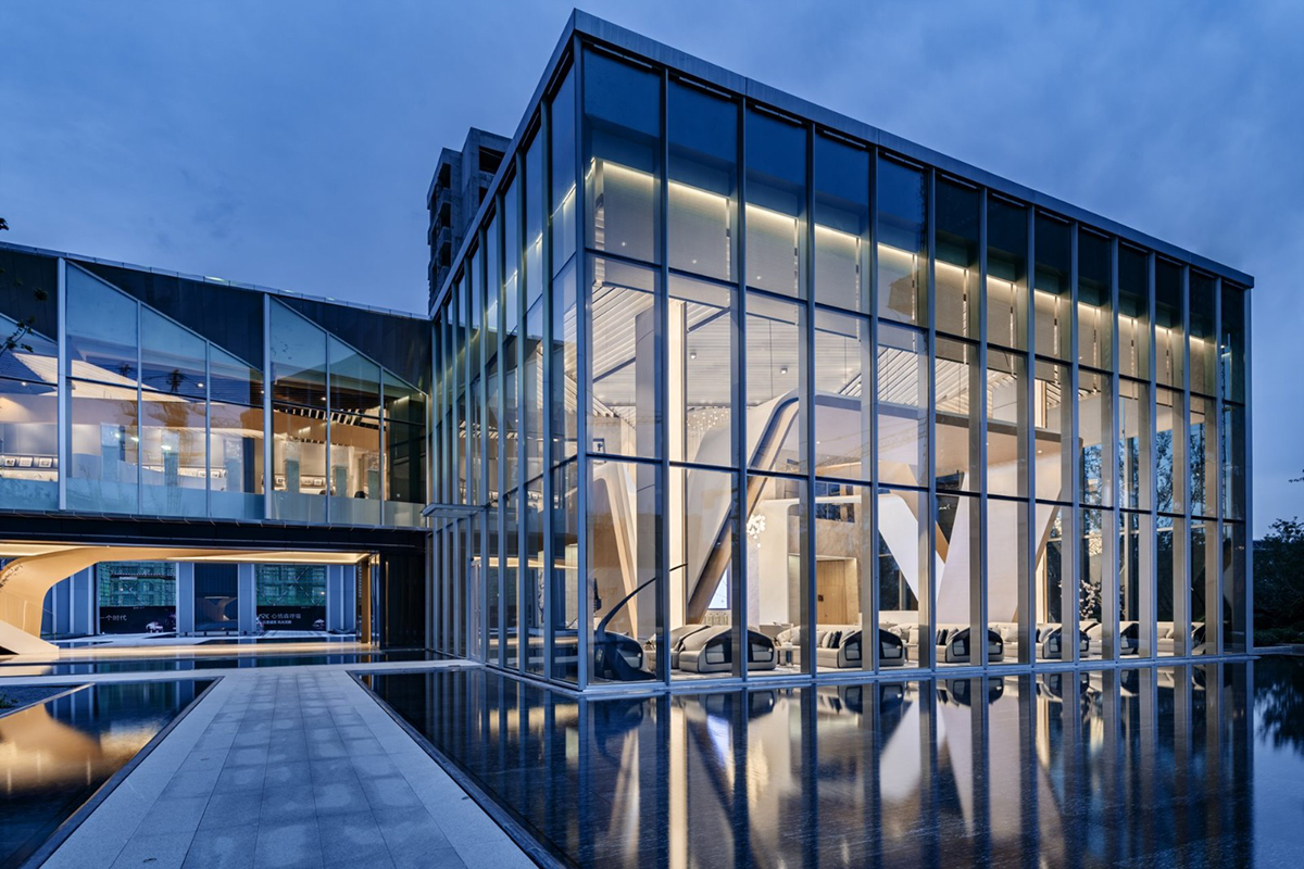 售樓部外部裝修設(shè)計效果圖