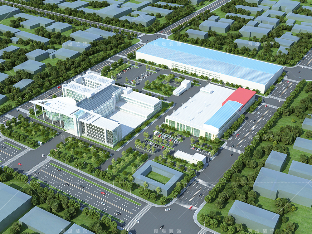 工業(yè)園區(qū)標準廠房裝修效果圖