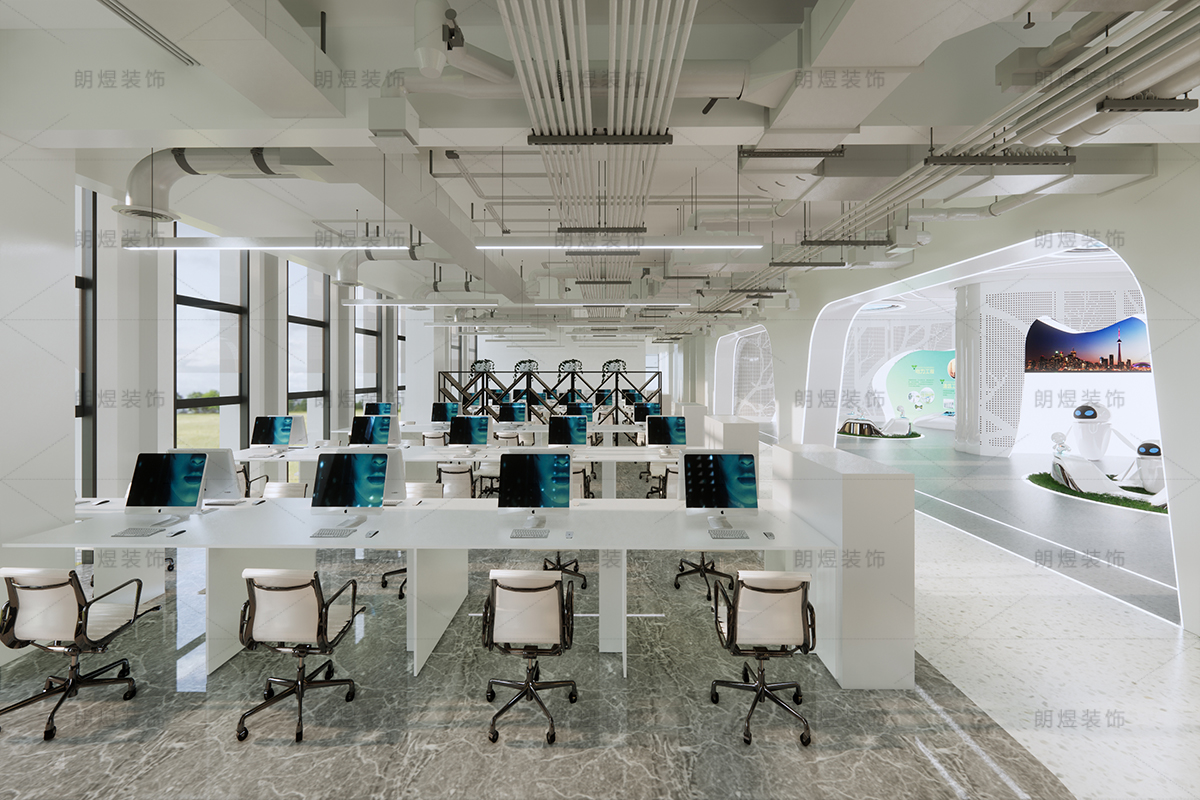 四川溉亞科技公司成都辦公室裝修設計效果圖