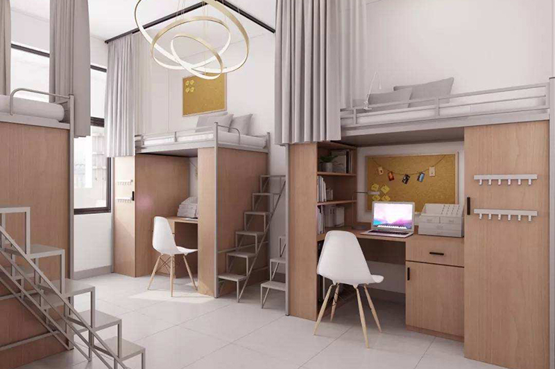 簡(jiǎn)約風(fēng)格廠房宿舍裝修效果圖