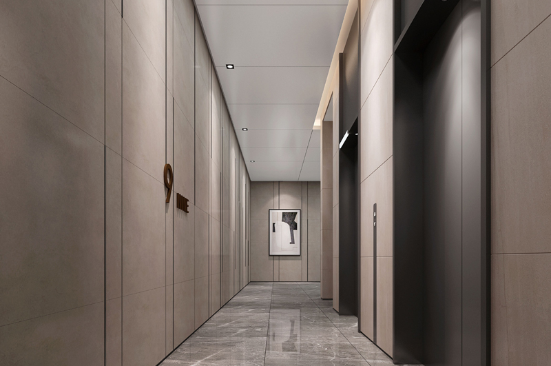 辦公樓過道設計效果圖