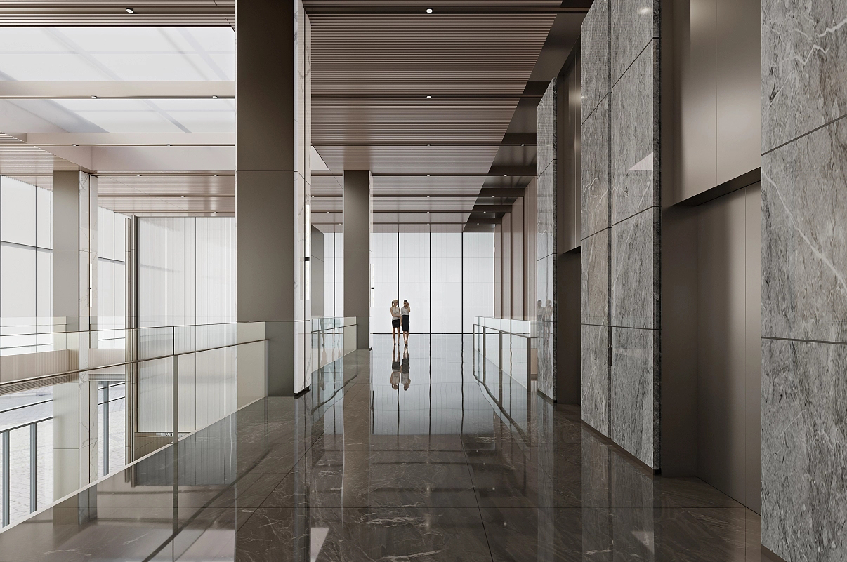 工業園區廠房辦公樓裝修效果圖