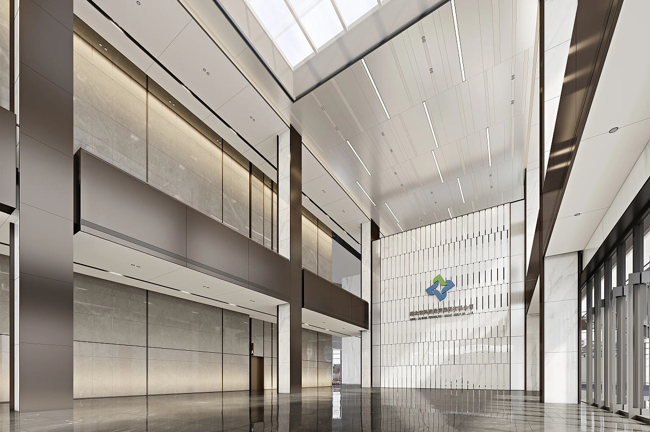 工業園區廠房辦公樓裝修效果圖