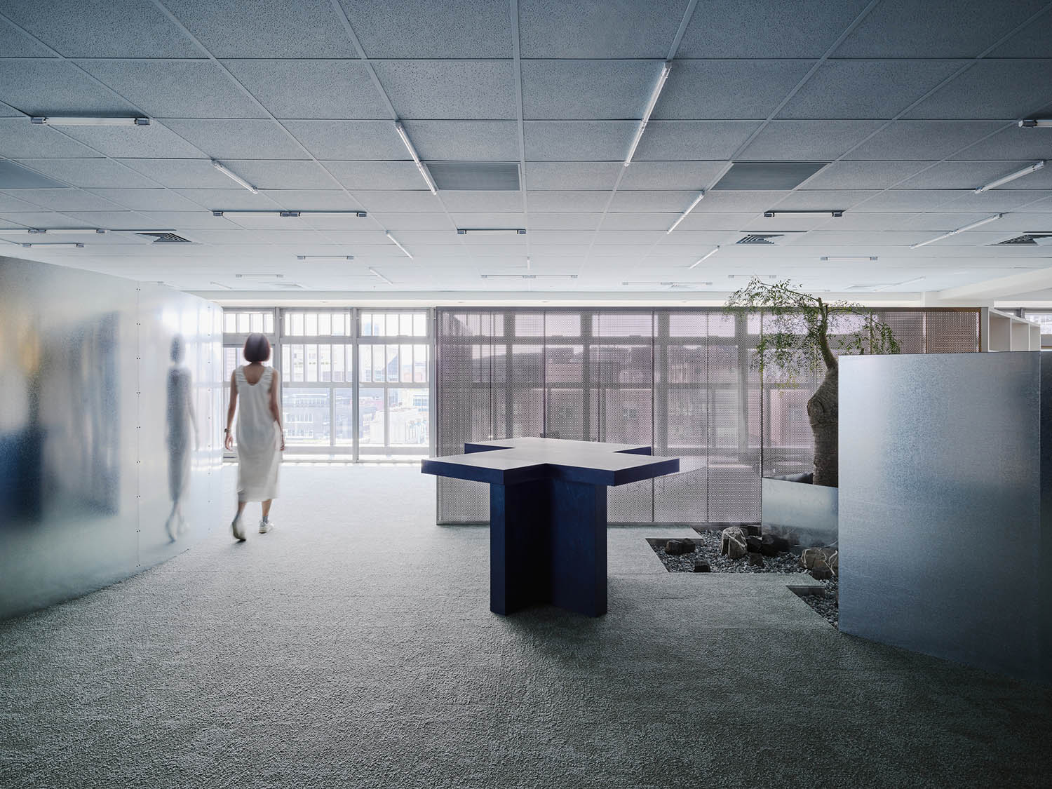 辦公室內部采光環境