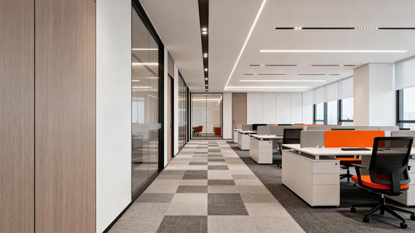 辦公室裝修時把地毯鋪成丁字形好嗎？